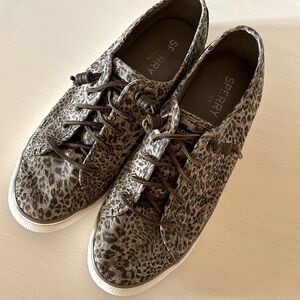 Sperry Cheetah Seacoast Sneakers